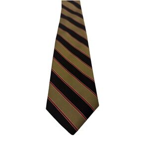 Pride Of England 100% Polyester Briar Striped Repp Tie